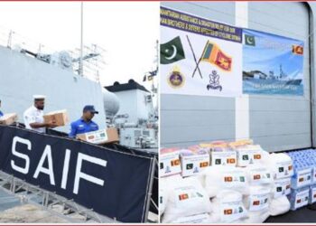 Pakistan Sends Lifeline to Sri Lanka as PNS SAIF Delivers Cyclone Relief