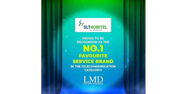 SLT-MOBITEL once again recognised as Sri Lanka’s leading telecommunications brand among Favourite Service Brands