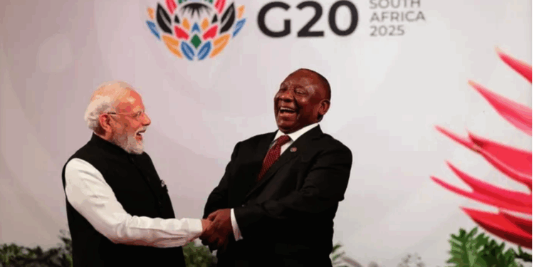 Modi and Ramaphosa Strengthen Global South Unity at Historic G20 Summit in Johannesburg