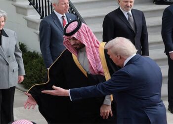 Trump hosts Saudi Crown Prince Salman amid pomp and pursuit of new deals