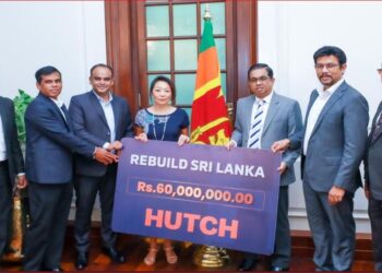 HUTCH Joins Nation’s Rebuild Effort with Rs.60 Million Contribution to ‘Rebuild Sri Lanka’ Fund