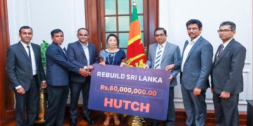 HUTCH Joins Nation’s Rebuild Effort with Rs.60 Million Contribution to ‘Rebuild Sri Lanka’ Fund