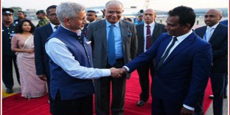 Dr. S. Jaishankar arrived in Colombo, Set for High-Level Talks with Sri Lankan Leadership
