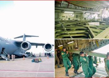 Another Indian Air Force Aircraft Arrives with Bailey Bridge Components to Boost Sri Lanka’s Recovery Efforts