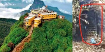 The Secret Staircase That Emerged from Adam’s Peak After the Disaster