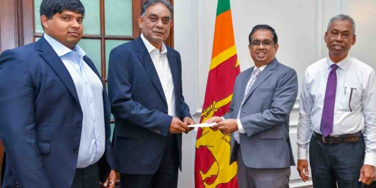 Two Companies Owned by Millionaire Businessman Ravi Wijeratne Donate Rs. 50 Million to Rebuilding Sri Lanka Fund