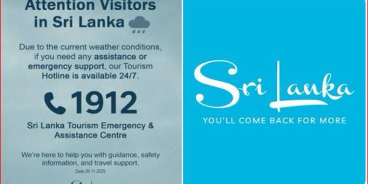 Sri Lanka Announces Emergency Support Measures for Tourists Amid Severe Weather