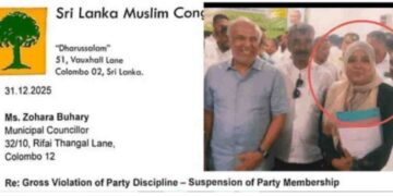 Sri Lanka Muslim Congress Moves to Expel MP Sohara Buhari