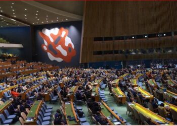 The UN General Assembly adopted a resolution Tuesday on the “Peaceful settlement of the question of Palestine.”
