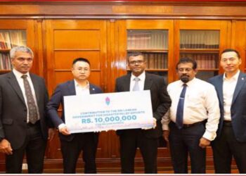 Port City Colombo Donates Rs. 10 Million, Deploys Machinery to Boost National Recovery Efforts