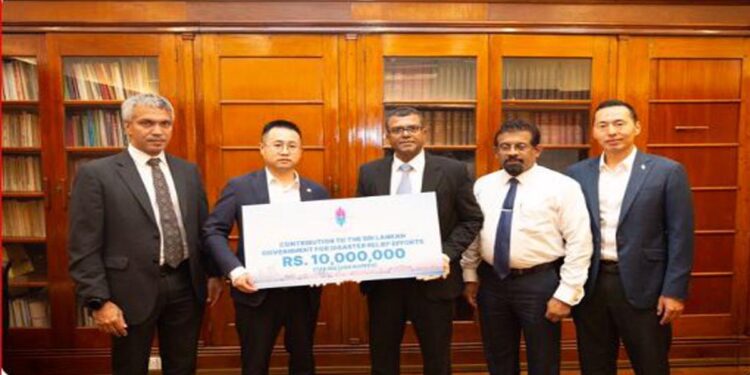 Port City Colombo Donates Rs. 10 Million, Deploys Machinery to Boost National Recovery Efforts