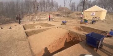 Ancient Buddhist Site From Kushan Era Unearthed in Baramulla’s Jehanpora