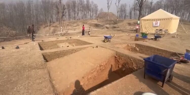 Ancient Buddhist Site From Kushan Era Unearthed in Baramulla’s Jehanpora