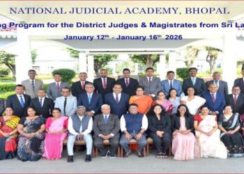 30 District Court Judges from Sri Lanka attend Capacity-building Programme in India