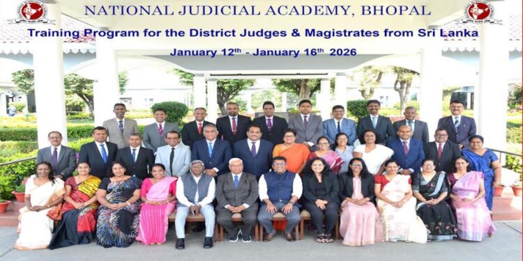 30 District Court Judges from Sri Lanka attend Capacity-building Programme in India