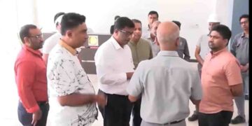 SJB MPs and Pohottuwa MP D.V. Chanaka Inspect Norochcholai Power Plant
