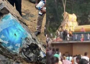 Mysterious “Blue” Rock Near Galaha Temple Draws Gem Authority Investigation