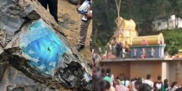 Mysterious “Blue” Rock Near Galaha Temple Draws Gem Authority Investigation