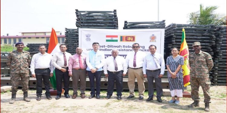 Handing Over of Bailey Bridges Consignment