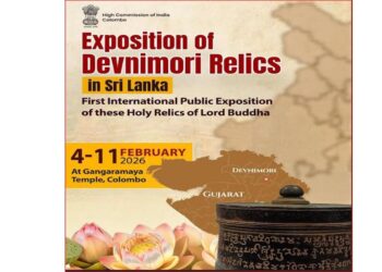Exposition of Holy Devnimori Relics of Lord Buddha in Sri Lanka