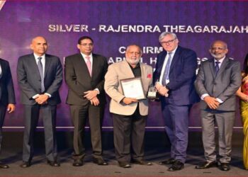 Rajendra Theagarajah recognised with SLID–ACCA silver award for board leadership excellence