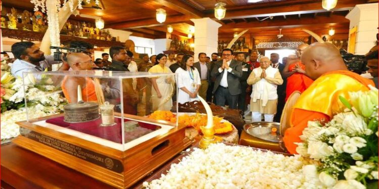 Over One Million Devotees Pay Homage to Holy Devnimori Relics in Historic Colombo Exposition