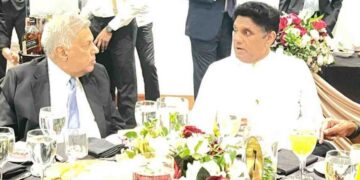 Sajith Premadasa Meets Ranil Wickremesinghe at Wedding; Discuss Former President’s Secretary Case