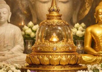Sri Sarvagna Sacred Relics Arrive in Sri Lanka Under Indian Government Patronage