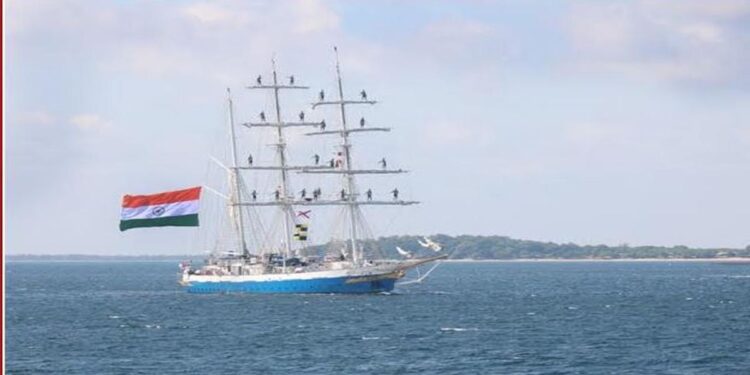 Indian Naval Sail Training Ship INS Tarangini Visit to Sri Lanka