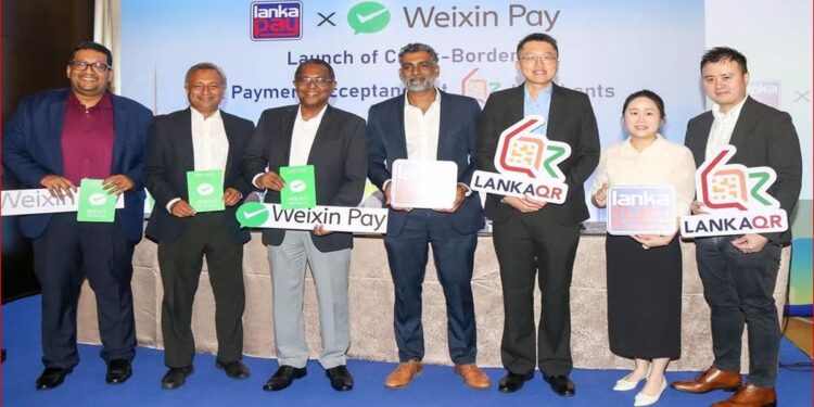 LankaPay launched cross border QR payments acceptance via Weixin Pay at LANKAQR merchants