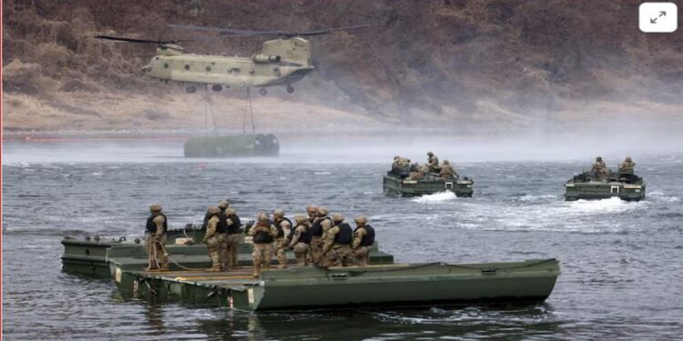 North Korea Fires Barrage of Missiles as U.S.–South Korea Drills Intensify
