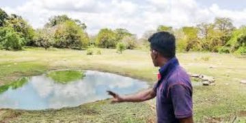 Old Sigiriya Tank Dries Up After Moragahakanda Tunnel Construction