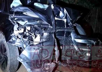 National People’s Party MP Muhammad Faisal Crashes Car in Chilaw