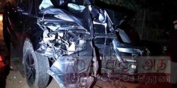 National People’s Party MP Muhammad Faisal Crashes Car in Chilaw