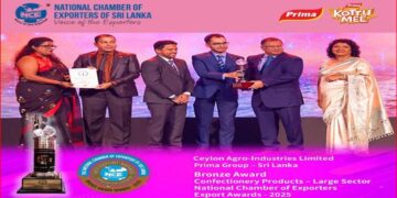 National Export Awards Honours Ceylon Agro Industries for Export Excellence