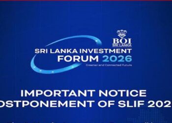 Postponement of Sri Lanka Investment Forum 2026
