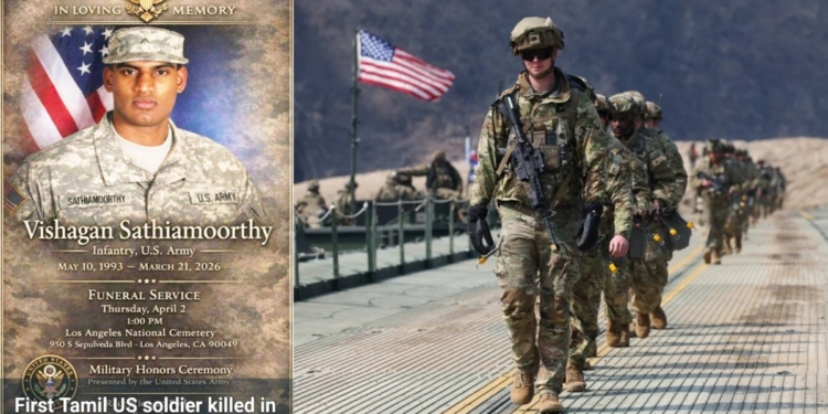 Viral Claim on Tamil-American Soldier’s Death Raises Questions Amid US–Israel–Iran Conflict