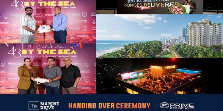 ‘43 by the Sea’ officially handed over as Prime Lands Residencies PLC delivers on its promise