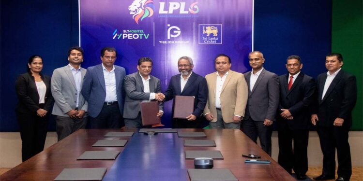 SLT-MOBITEL PEOTV Partners with the IPG Group as the Exclusive Media and Broadcast Partner for the Lanka Premier League (LPL)