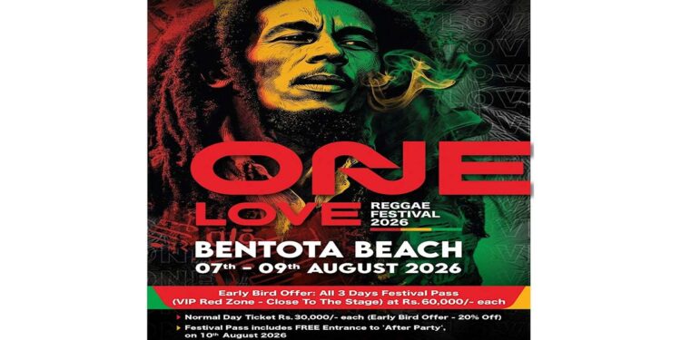 One Love Reggae Festival 2026 set for 7-9 August