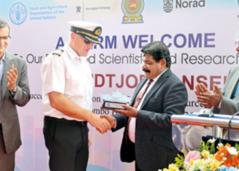 FAO–Norway Vessel Dr Fridtjof Nansen Completes Marine Survey in Sri Lanka