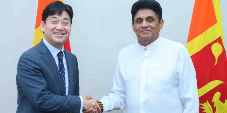 Korean Diplomat Meets Sajith Premadasa, Extends Invitation to Major Asian Political Conference