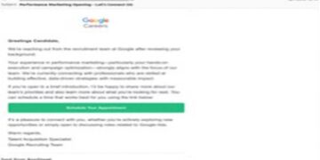 Kaspersky warns of phishing campaigns via the AppSheet no-code platform under the guise of recruitment emails