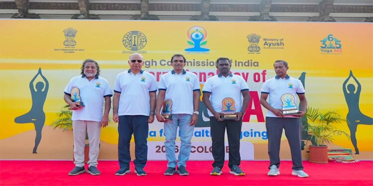 12th International Day of Yoga Celebrated with Great Enthusiasm in Colombo with Over 2,000 Participants