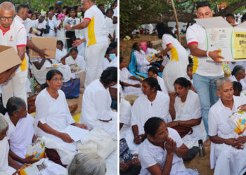 People’s Bank Commemorates Poson Poya in Anuradhapura with a Series of Meritorious Deeds