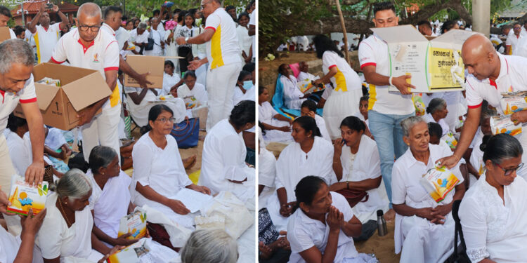 People’s Bank Commemorates Poson Poya in Anuradhapura with a Series of Meritorious Deeds