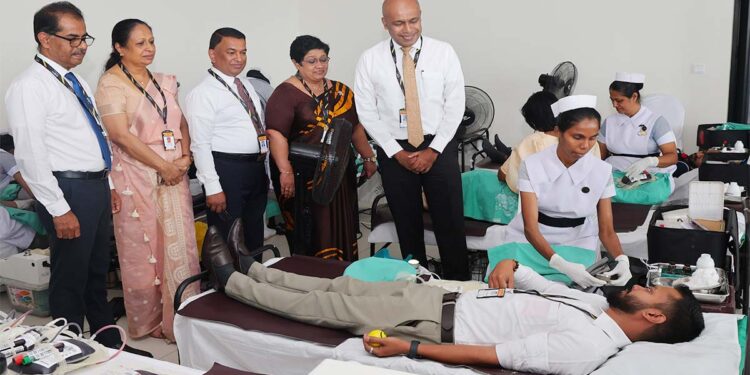 People’s Bank Organizes Blood Donation Camp to Mark 65th Anniversary