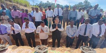 Foundation stone laid for new housing units under Indian Housing Project in Badulla district