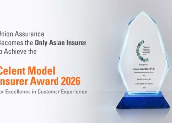 Union Assurance Wins Second Celent Model Insurer Award, Joining Global Insurers as the Only Sri Lankan Insurer Ever Recognised