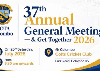 37th Annual General Meeting of the Colombo Branch of the Matale St. Thomas’ College Old Boys’ Association to be Held on 25 July